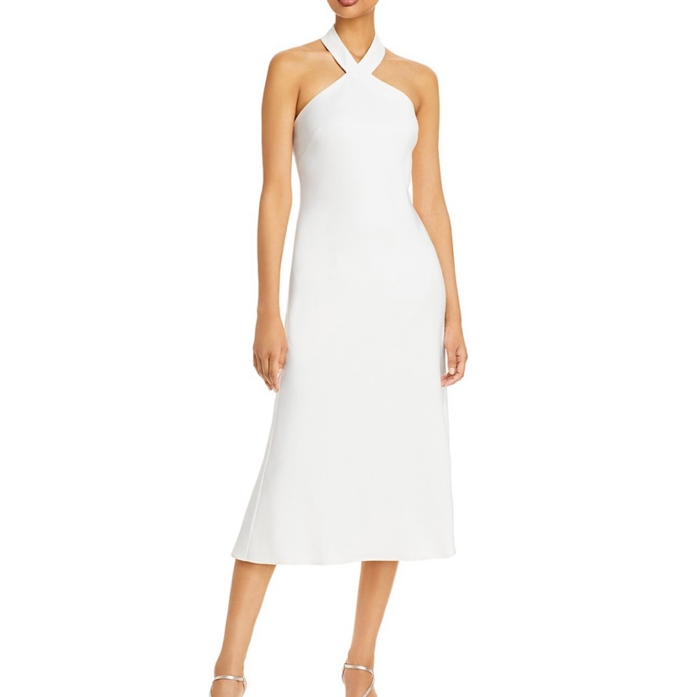 Aidan by Aidan Mattox Halter Midi Sz 12